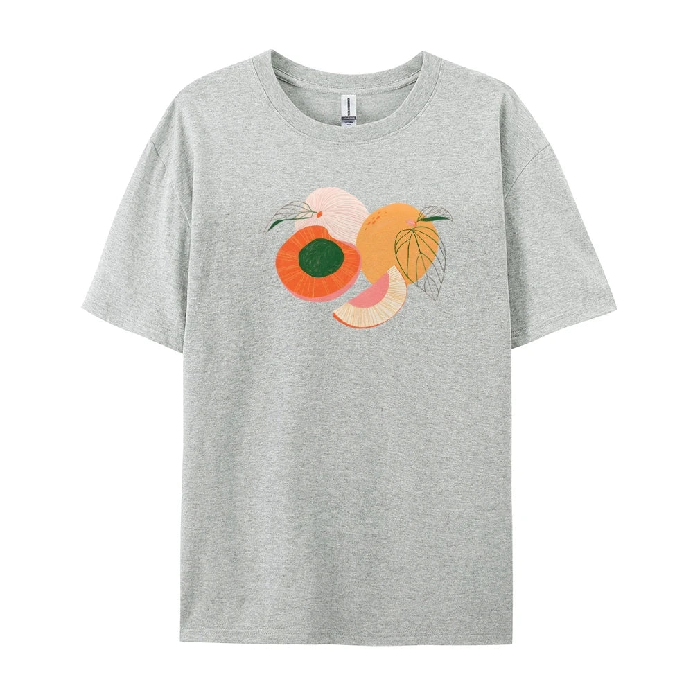 Breathable Cotton T-Shirt Women Y2K Inspired Graphic Design Tops With Lightweight Fabric Versatile Basic Wardrobe Essential