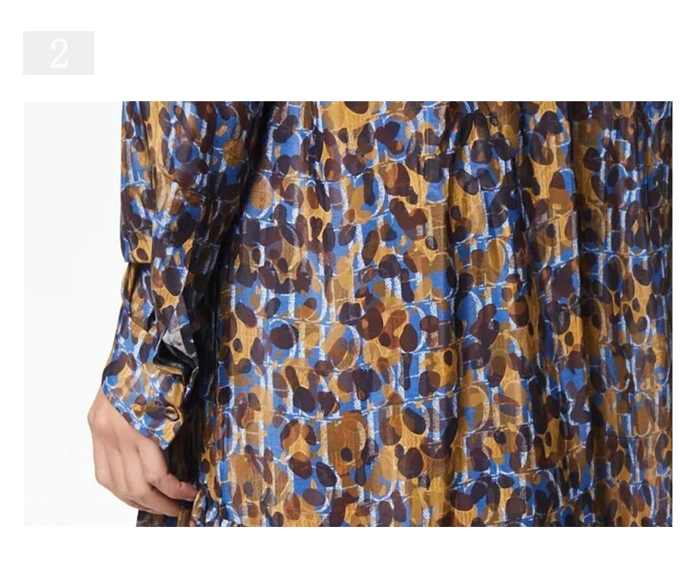 Women's Dress New Popular Fashion Party Long Sleeved Shirt Female Dress Layered Skirt Hem Design Leisure Office Ladies Dress