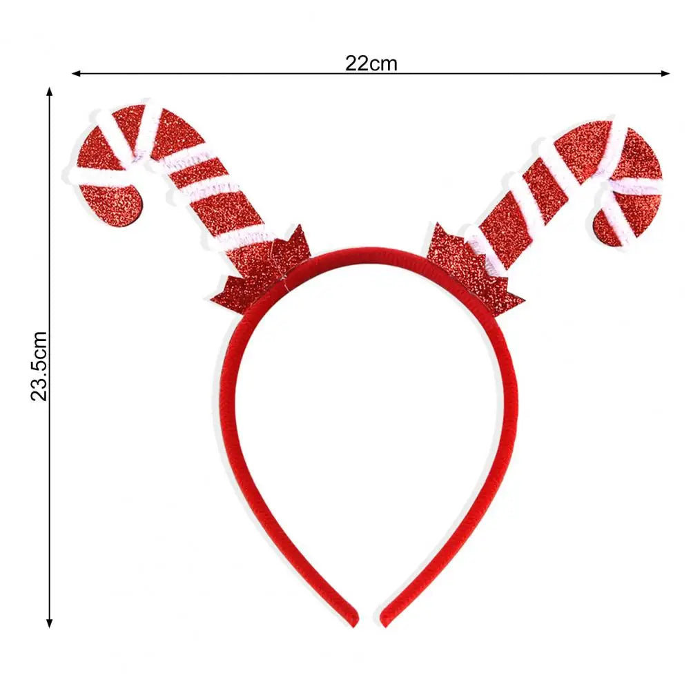 Christmas Headbands Snowman Reindeer Antler Headband Santa Hat Antlers Hair Hoop Plastic Festive Holiday Headbands