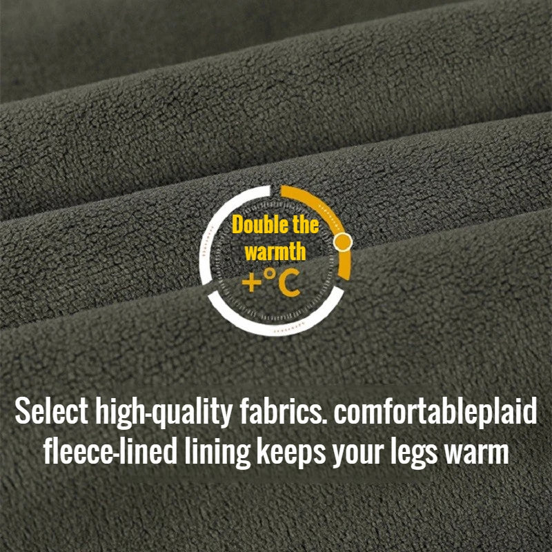 Big Size 10XL Men Pants Fleece Lined Jogger Trouser Male Plus Large 9XL 8XL Winter Autumn Bootcut Cuffed Elastic Sweatpant Loose