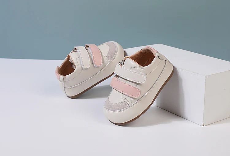 0-5 Years New Baby Shoes For Boy Leather Toddler Children Barefoot Shoes Soft Sole Outdoor Kids Tennis Fashion Girls Sneakers