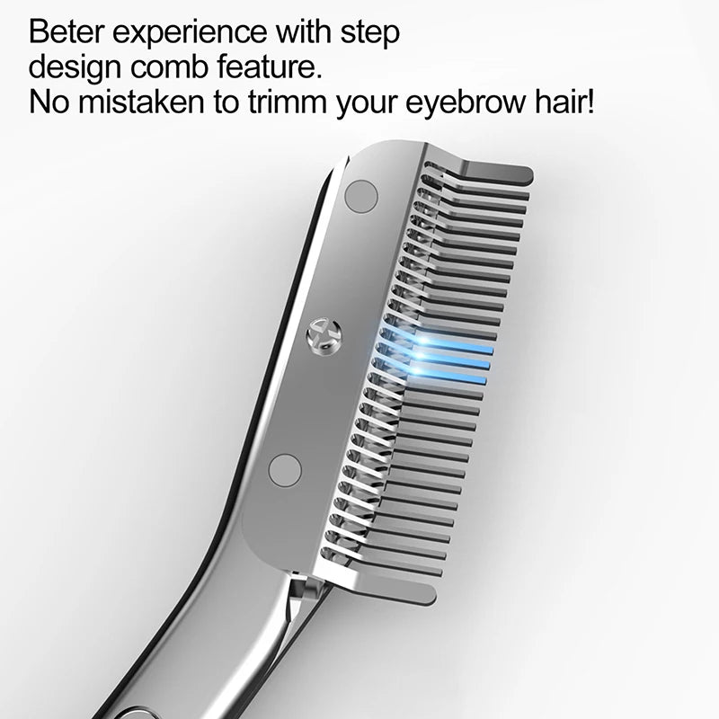 Eyebrow Trimmer Scissor Beauty Products For Women Eyebrow Scissors With Comb Stainless Steel Makeup Tools Beauty Scissors