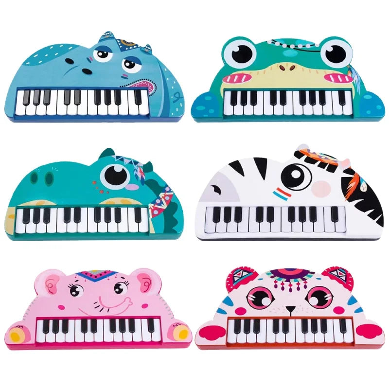 Kids Piano Keyboard Toy Children's Electronic Musical Instrument Multi-Functional Animal Piano Keyboard Early Education Toys