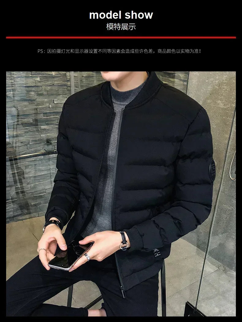 Winter Jacket Men Down Men Jackets Parka Men High Quality Outwear Brand Slim Mens Coats Casual Windbreak Jacket Men Winter Warm