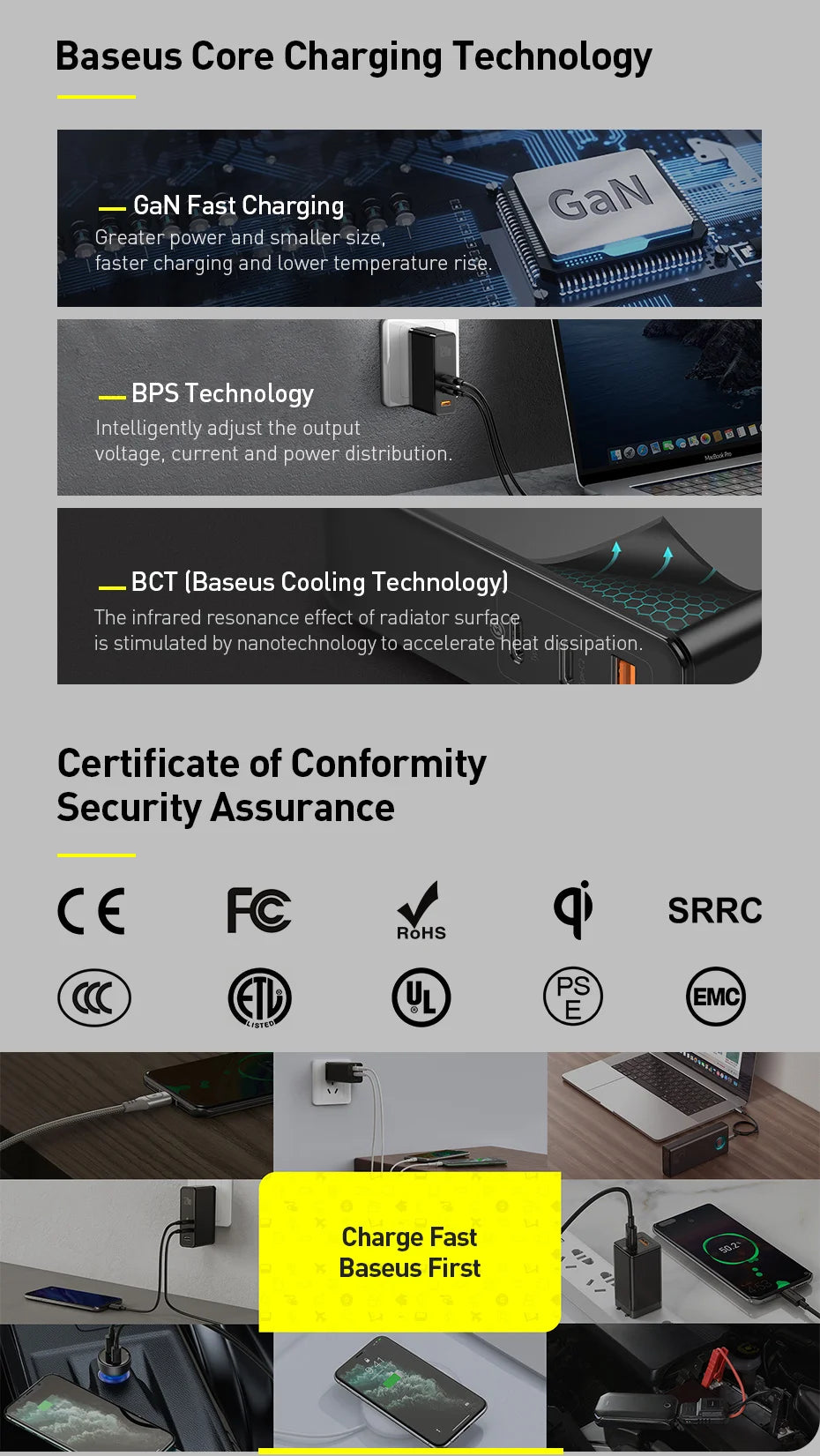 Baseus Qi 15W Wireless Car Phone Charger Holder Mount Bracket Fast Charging Holder For Samsung iPhone Car Phone Holder Mount