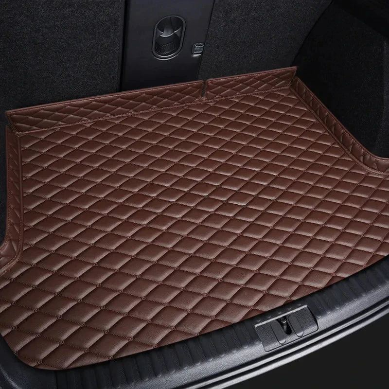 Car Trunk Mats For Hyundai Kona Kauai OS 2018~2022 Waterproof