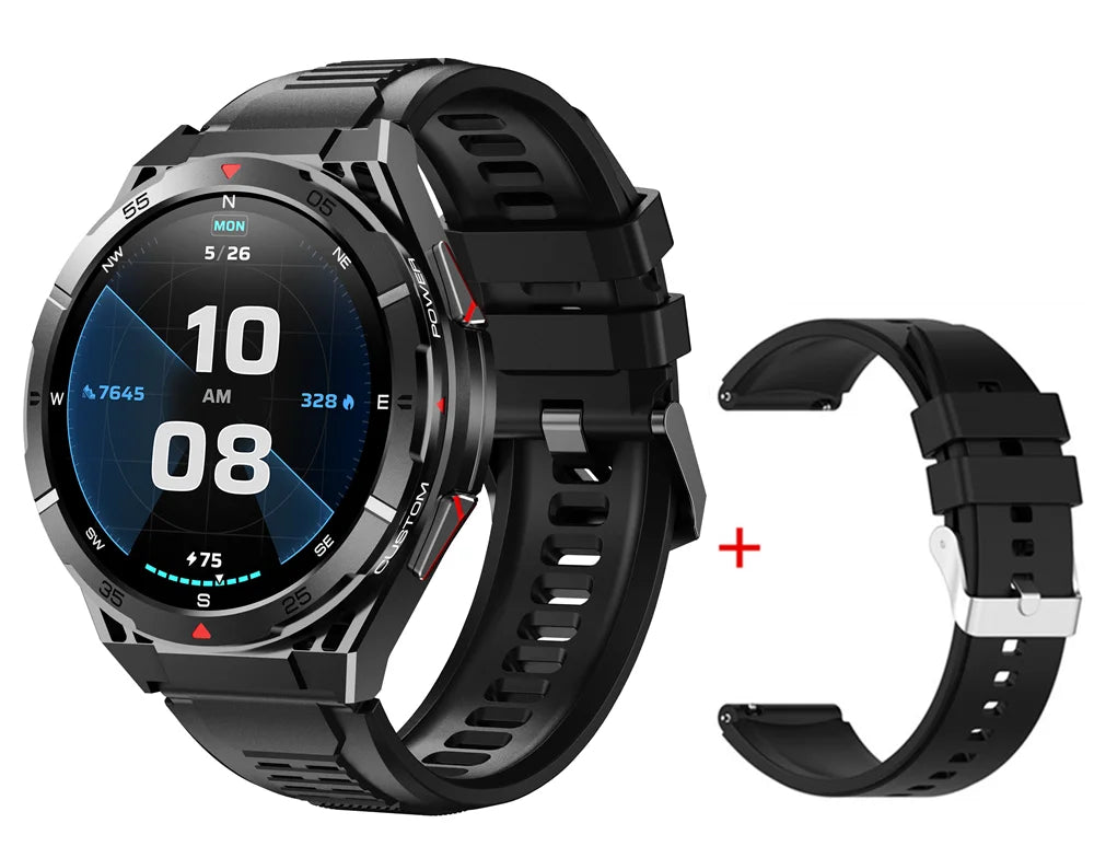 X2B Smart Watch GPS Positioning Men Outdoor Sport Bluetooth Calling AI Voice Health Monitoring Fitness Tracker Smartwatch