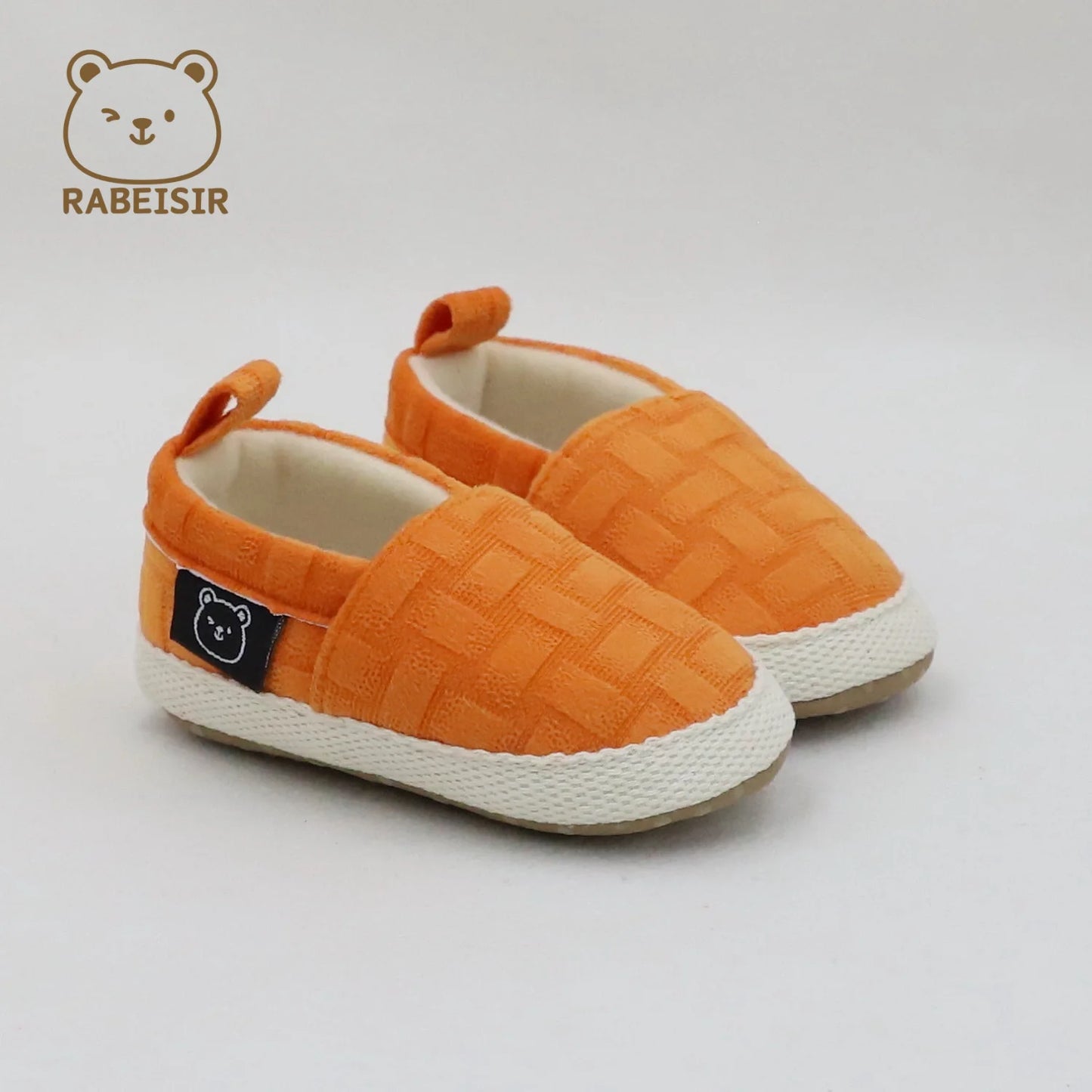 Spring, Summer, Autumn Baby Shoes Canvas Shoes 0-1.5 Years Old Infant Pre-Walking Soft Soles Comfortable Slip-On Shoes