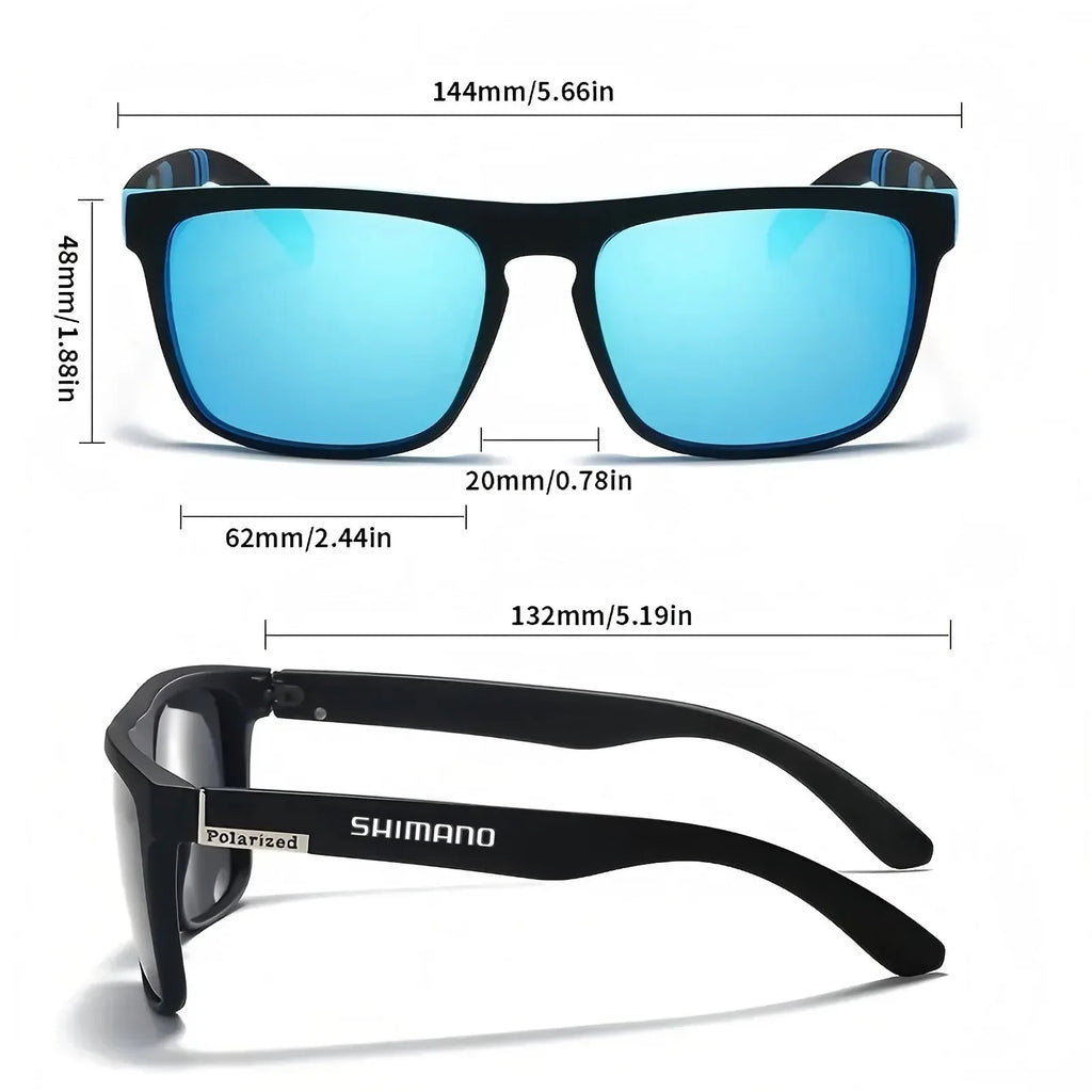 2025 Square Retro Polarized UV400 Sunglasses for Men and Women Outdoor Hunting Fishing Skiing Driving Mountaineering Sunglasses