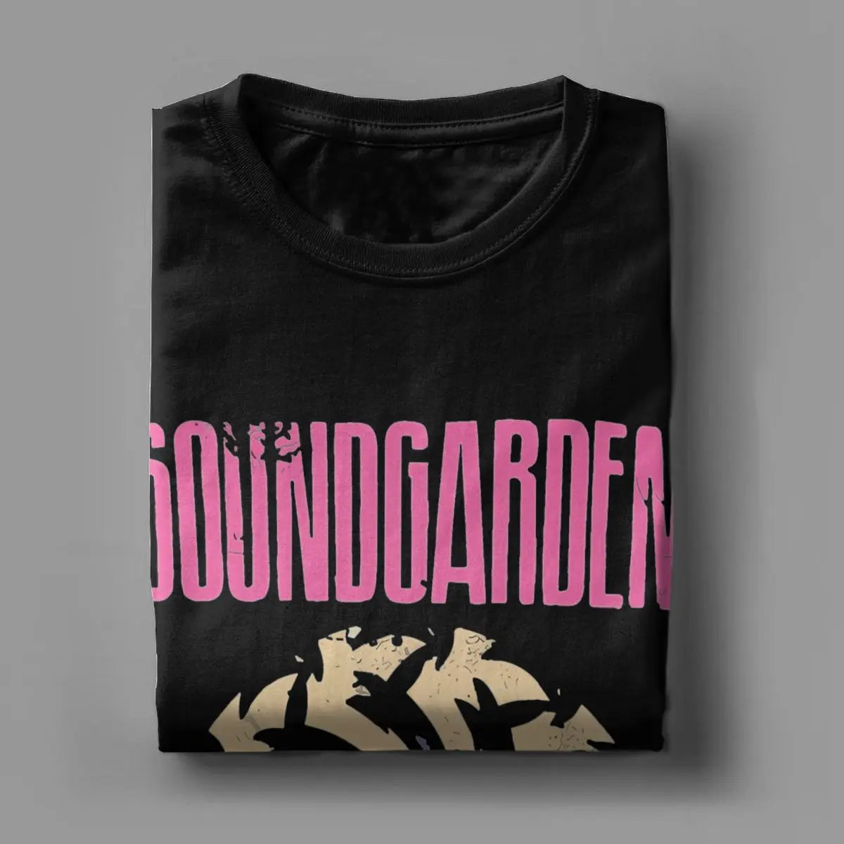 Soundgardens Band T Shirts for Men 100% Cotton Vintage T-Shirts Round Collar Tees Short Sleeve Clothes 6XL