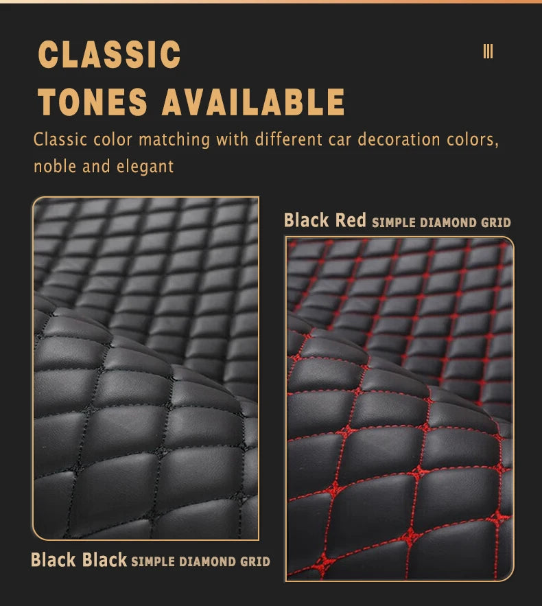 Universal Car Trunk Carpets Rear Rugs Auto Accessories Interior Products Covers Parts Waterproof Automobiles Custom Replacement