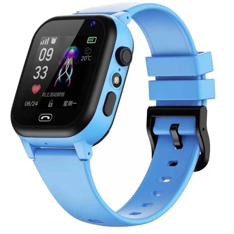 Smart Watch Kids 4g Sim Card SOS Tracker Call Phone Camera Voice Chat Photo Children Smartwatch Camera Boys Girls Birthday Gifts