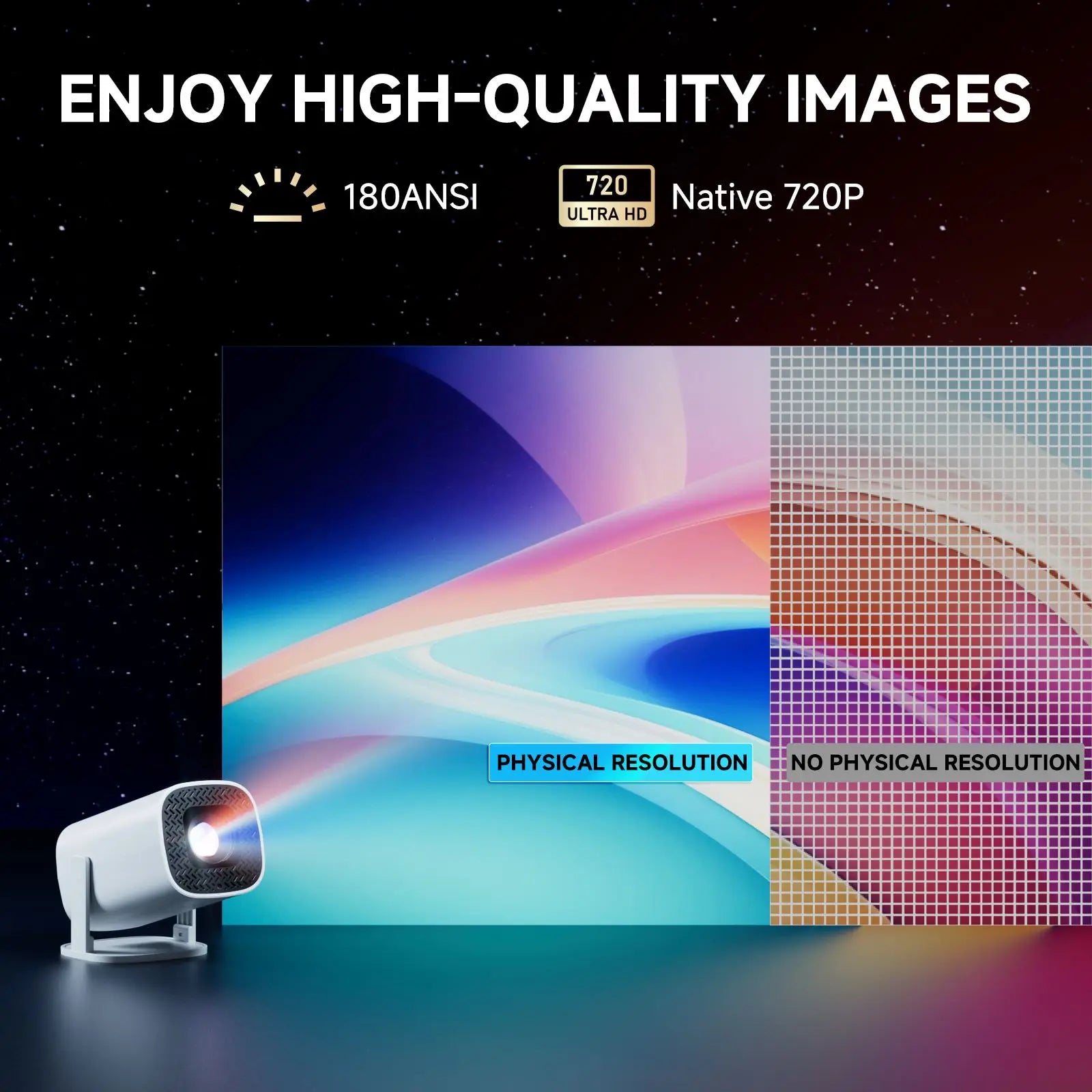 P30PRO Android 14 Smart Mini Projector