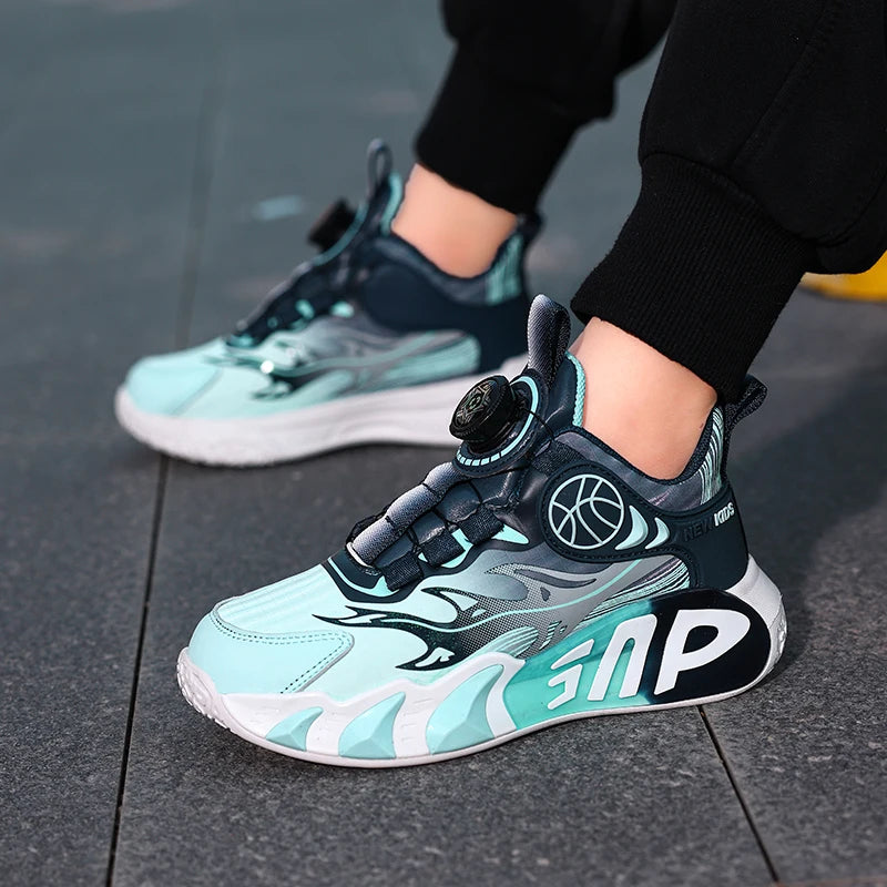 Children Shoes Boys Sneaker 4 To 12 Years Autumn Kiss Daily Casual Sneaker Fashion Print Platform Thick Sole Boys Sports Shoes