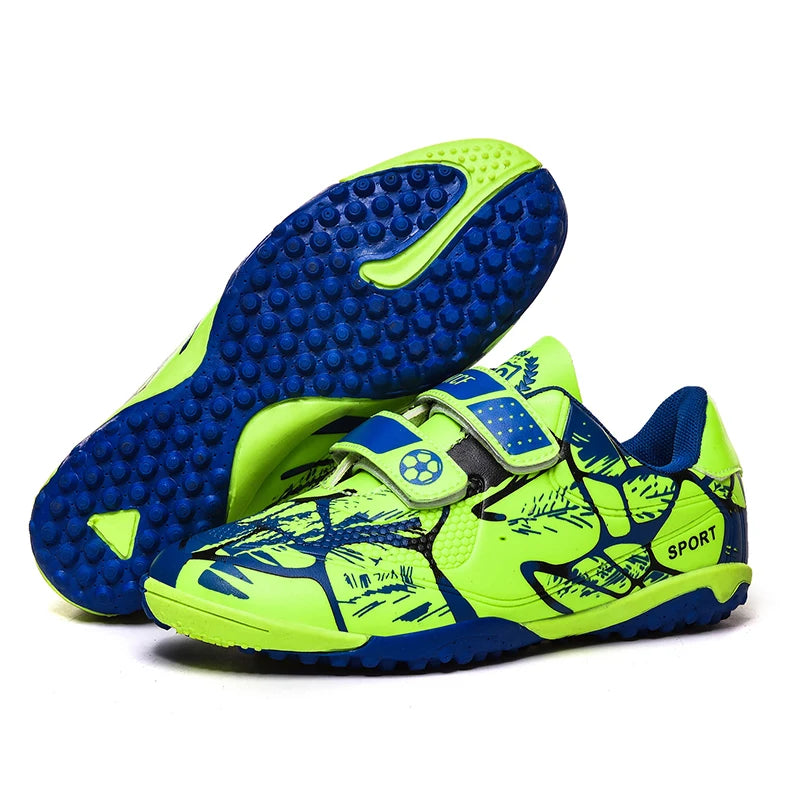 Kids Football Boots Child Soccer Shoe Anti Skid Boys Turf Cleats Hard Court Youth Training Trainers Children Futsal Sneakers