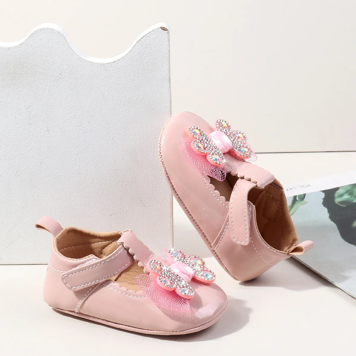 New Style Bow-Shaped Baby Shoes For Girls Aged 0-1 Years Old Breathable And Cool Shoes For Little Girls High Quality TPR Sole