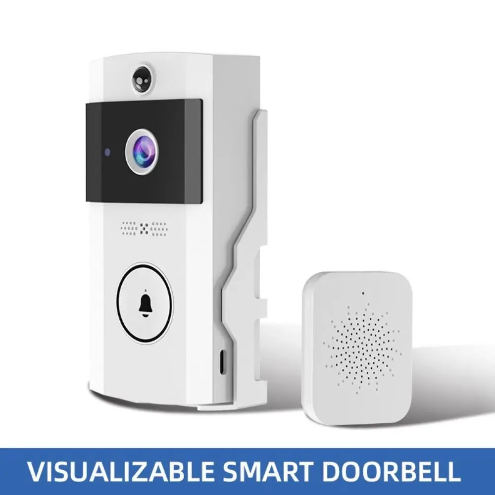 Waterproof Visual Intercom Doorbell Solar Power Wireless Front Door Camera HD Home Security Video Doorbell Outdoor Surveillance