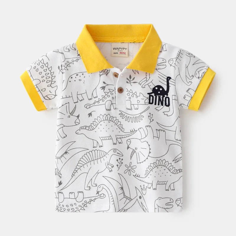 Kids Polo T Shirts Solid Cotton Boys Sport Polo T-Shirts Children's Tops Fashion Kids Clothes Summer Children Polo Tees