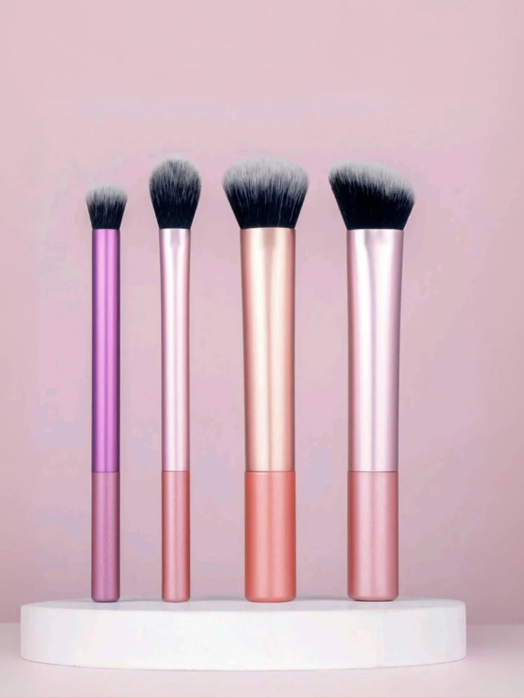 4 Long tube Makeup Brushes