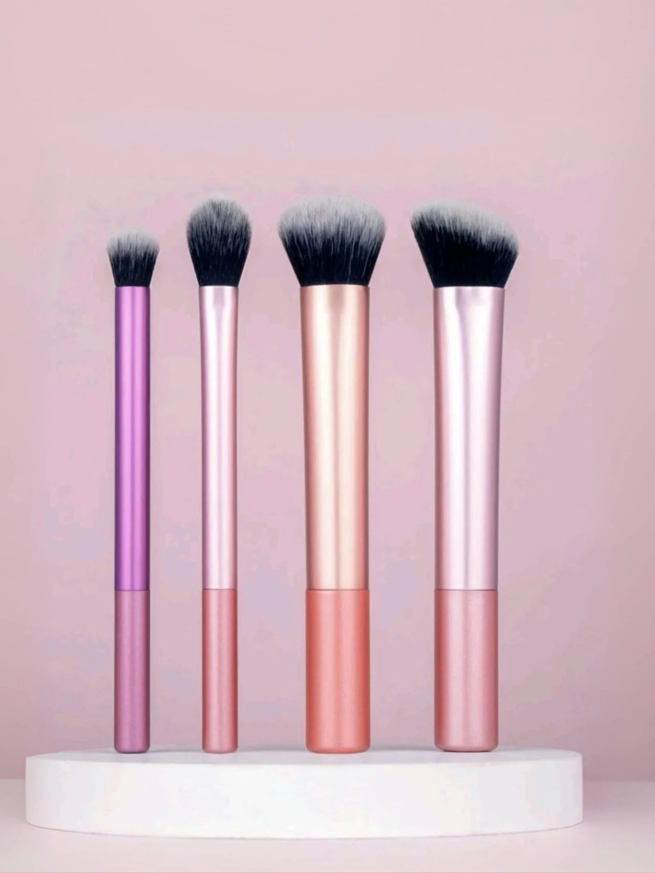 4 Long tube Makeup Brushes