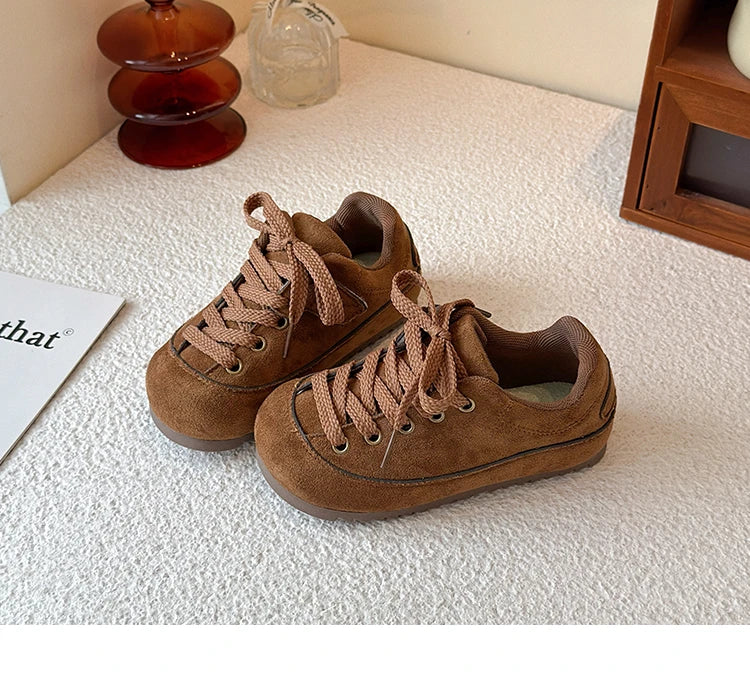 Kids Casual Sneakers for Girls 2025 New Autumn Toddler Walking Shoes Soft Sole Versatile Chic Kid School Outdoor Trainers Age4-6