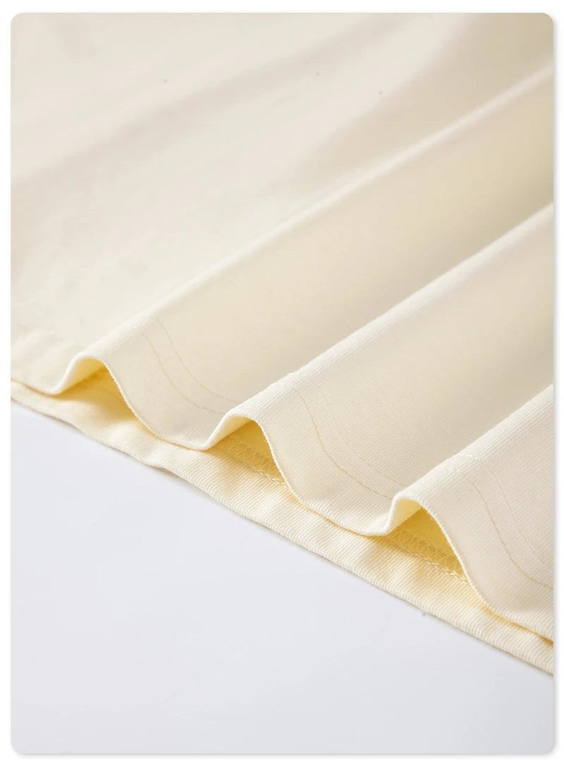 ZODF Trendy Summer 260gsm Cotton Oversized T Shirts For Men Unisex Male Kanye West High Street Solid Tees Brand Tops HY0122