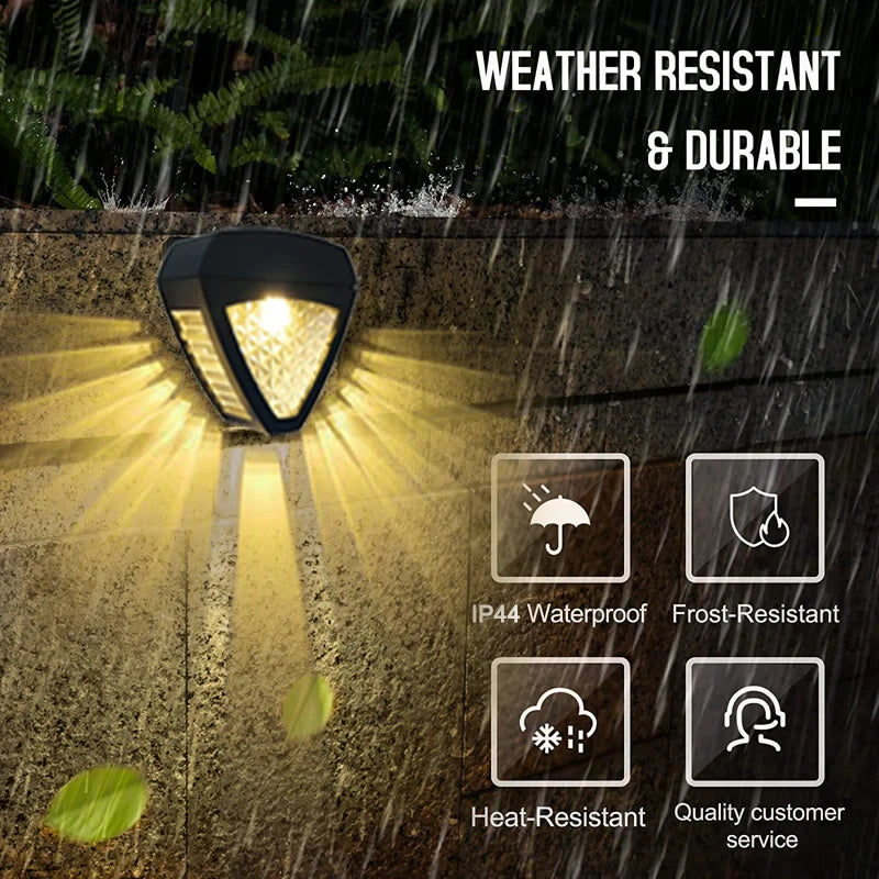 Solar Street Light Outdoor LED Courtyard Light Super Bright Energy-Saving Environmental Courtyard Garden Corridor wall Light