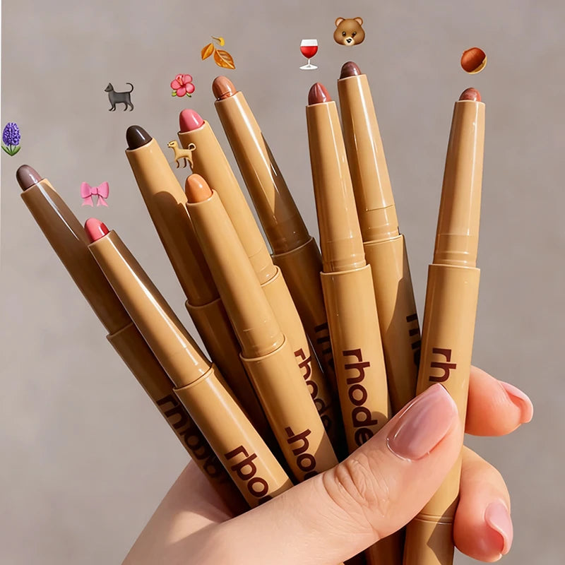 Popular Makeup Products Spicy Marg Juice Box Pocket Blush Stick Sunscreen 11 Color Mixed Decorative Lip Lipliner is Durable