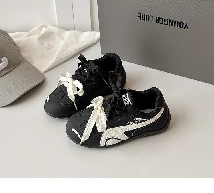 Children's Sports Shoes 2025 Autumn Boys Girls Comfortable Non Slip Outdoor Casual Shoes Kids Fashion Low-top Flat Sneakers