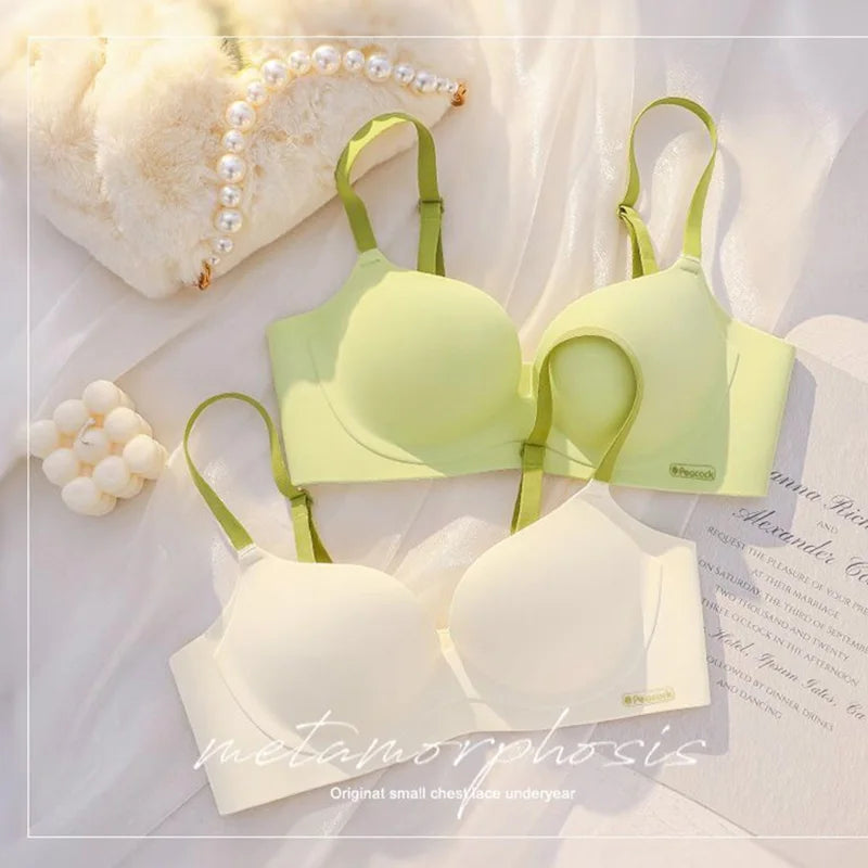 Ropa Interior Femenina Lingerie Set for Women Korean Style Push Up Bra And Panty Set Women's Panties Underwear Mujer Bralette