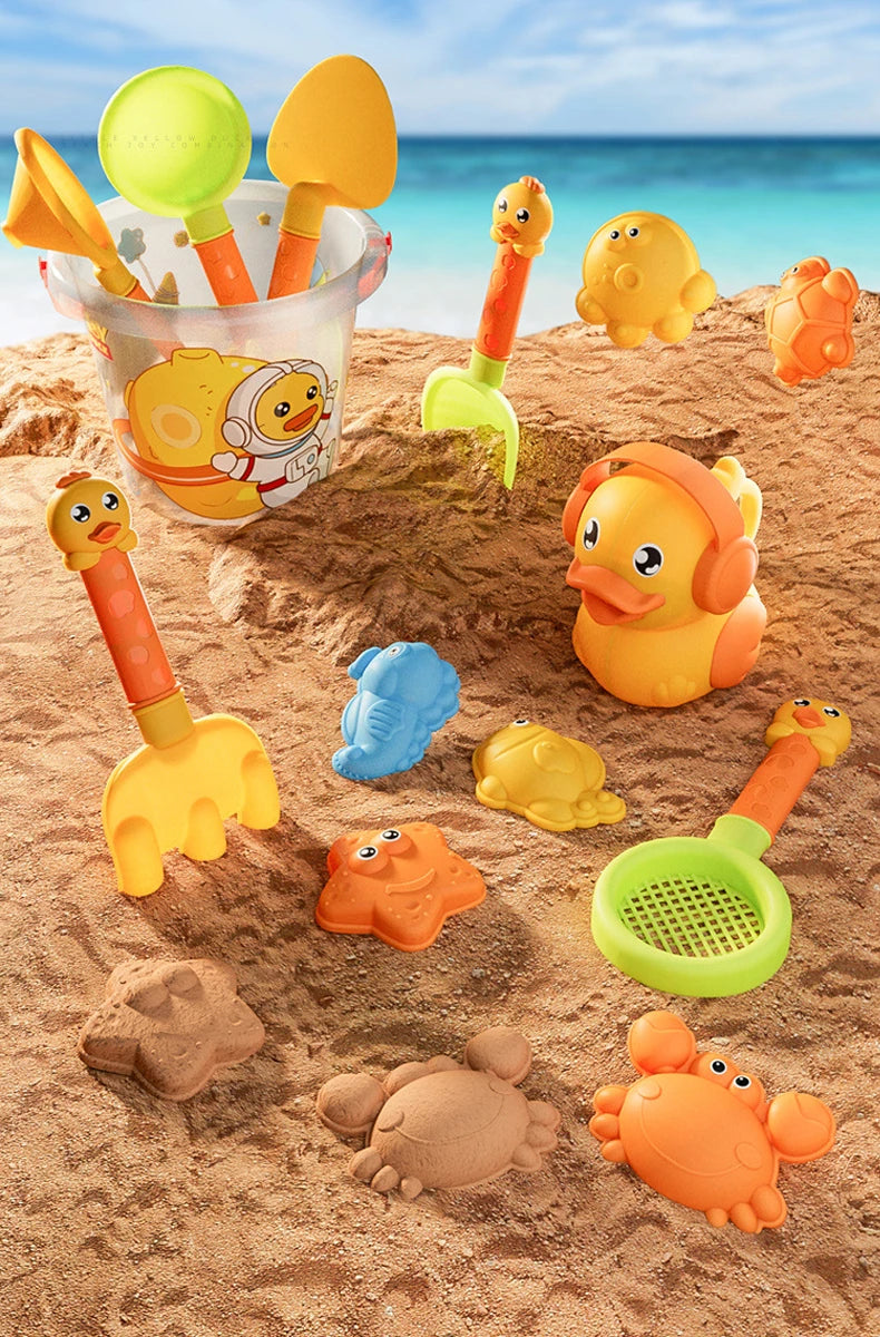 Beach Toys for Kids Sand Set Sand Bucket Beach Shovel Toys for Toddlers Summer Beach Game Children Toys Water Play Tools