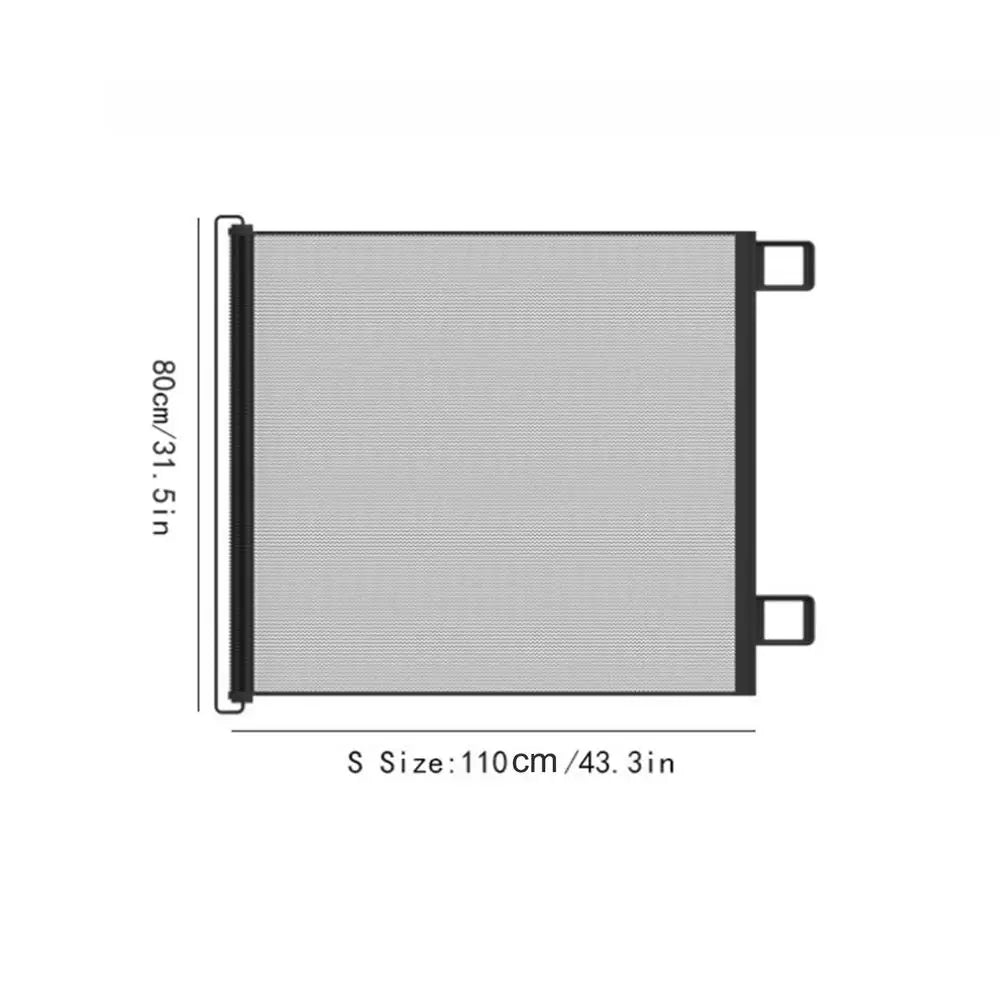 Dog Gate Indoor Retractable Mesh Baby Fence Pet Accessories For Porch Window Fireplace Doorway Yard Nursery Kitchen Balcony Pool