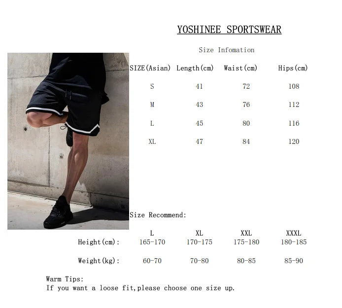 Men Shorts Breathable Mesh Knee Length Jogger Basketball Casual Workout Shorts for Men Short Pants