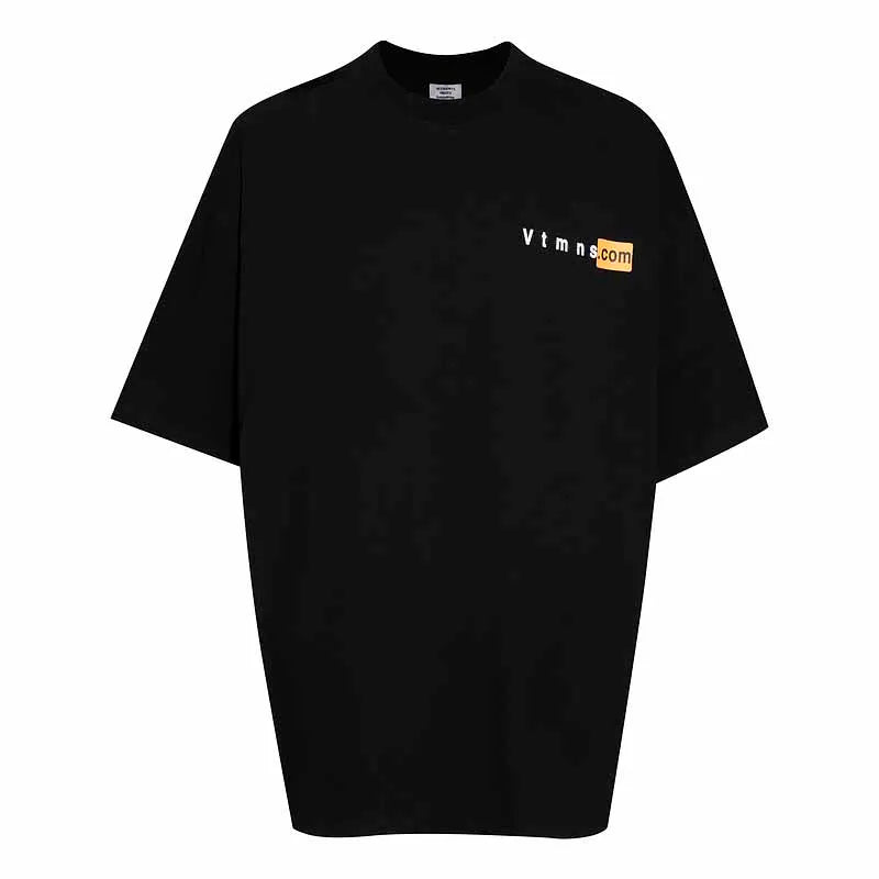 Top Grade LIMITED EDITIONS VT Logo Printed Women Men T shirts Tees Oversized Men Casual Cotton T shirt