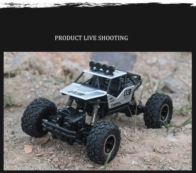 Oike RC Car Remote Control Climbing Vehicle Outdoor All Terrain Off-road Trucks 4WD Racing Drift Cars Toy Gift for Kids Adults