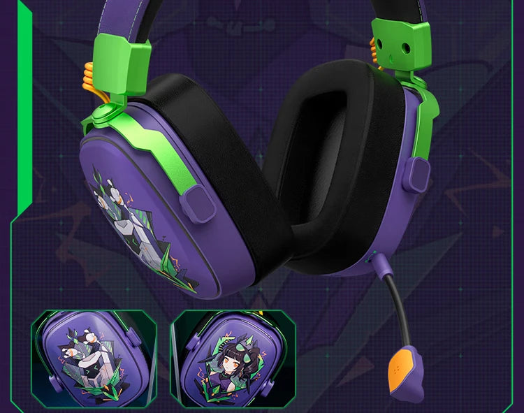 VALKYRIE VK S1 Gaming Headset Wireless Triple-Mode Detachable Microphone 15ms Ultra-low Latency Customized Gaming Headphones