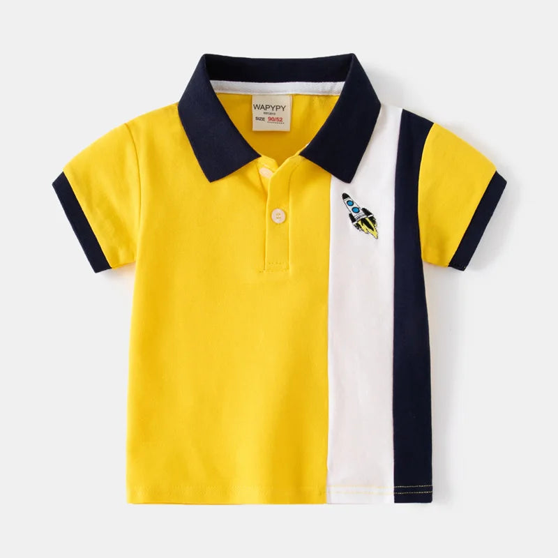 Kids Polo T Shirts Solid Cotton Boys Sport Polo T-Shirts Children's Tops Fashion Kids Clothes Summer Children Polo Tees