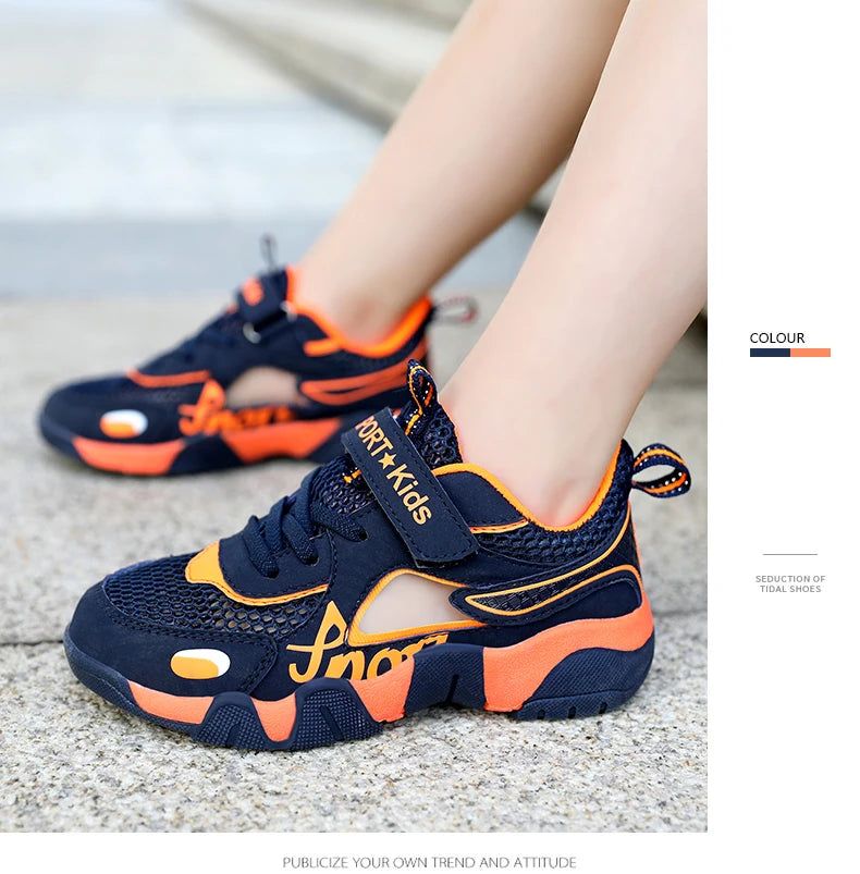 Kids Summer Shoes Kids Sandals Breathable Boys Sandals Soft  Children's Shoes Outdoor Protecting Toes Beach Sandal Water Shoes