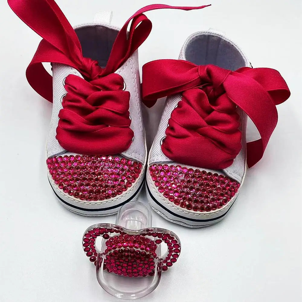 Baby Toddler Shoes Baby Girls Boys Canvas Sneakers Soft Sole High-Top Ankle Infant First Walkers Crib Shoes