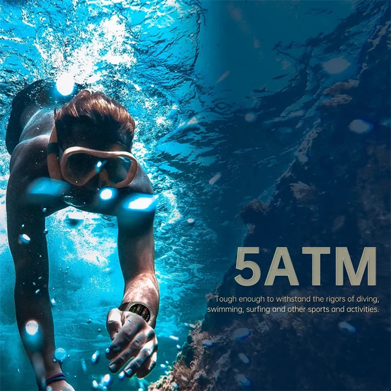 T-Rex 3 Military Grade 500mAh Battery Smart Watch 10ATM Waterproof GPS Compass Altimeter Call AMOLED Men Swim Sports Smartwatch