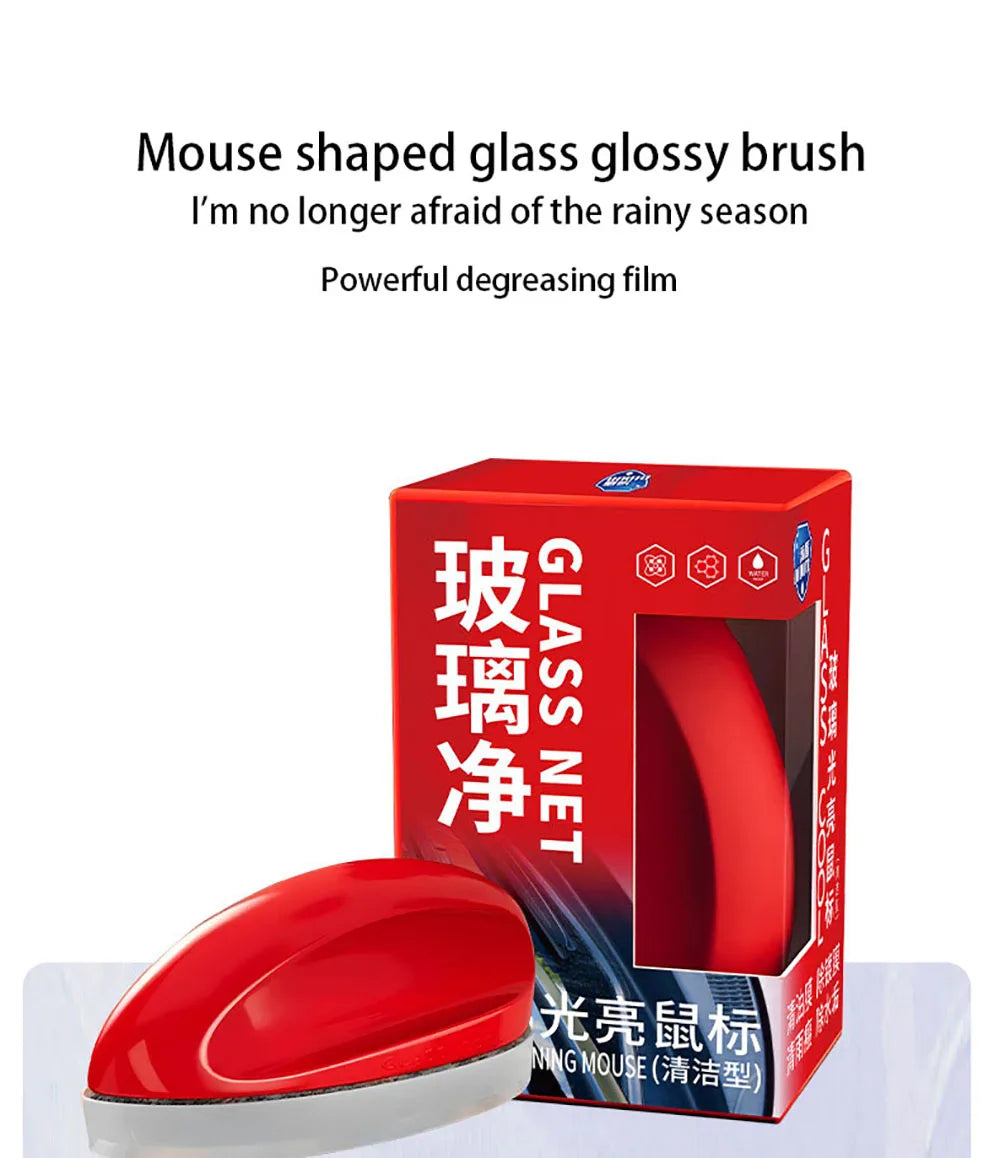 Car Glass Oil Film Remover Auto Detailing Powerful Glass Polishing Compound Windshield Cleaner Cleaning Brush Polish Car Tools