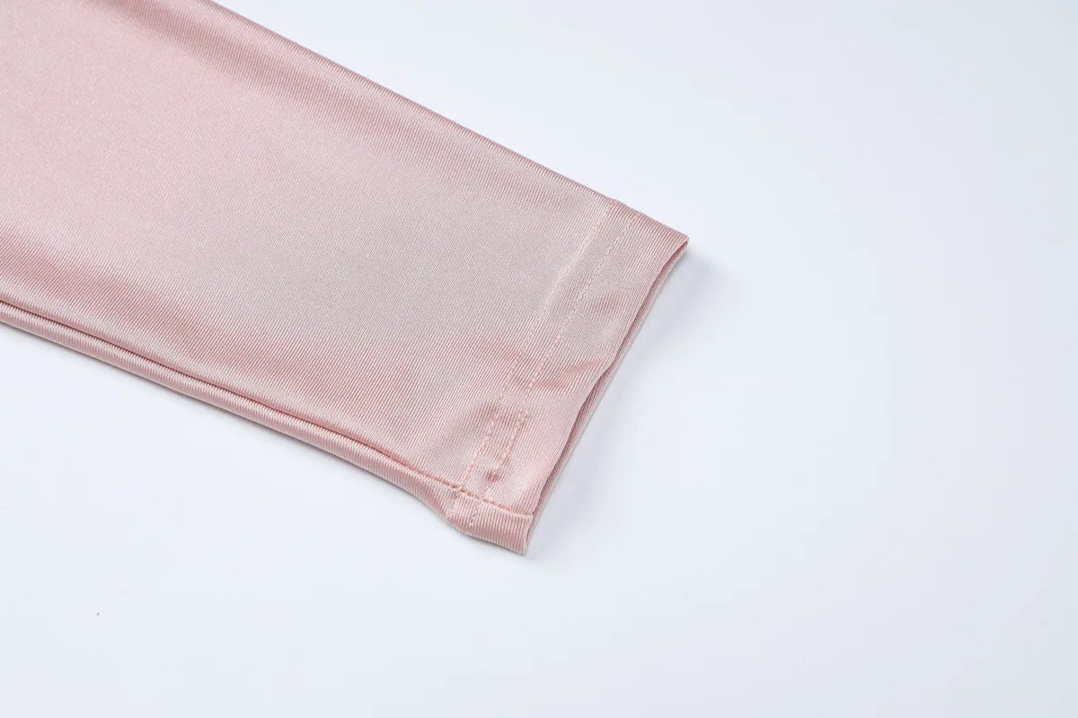 Women's Evening Dress Spring Summer New Fashion Slim Solid Color Casual Round Neck Long Sleeve Long Dress Elegant Party Dresses