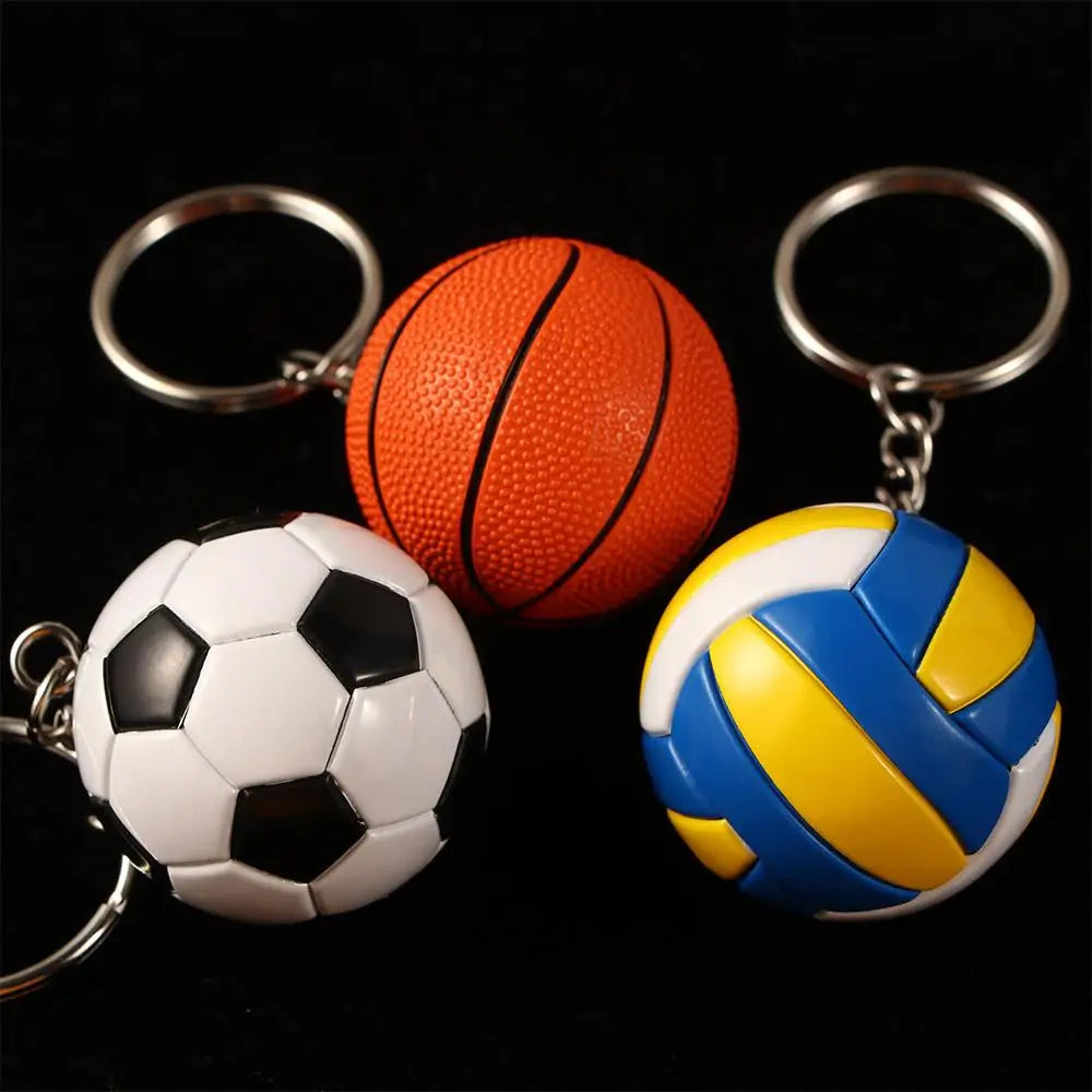 Football Car Pendant Baseball Keychains Bag Holder Keychains