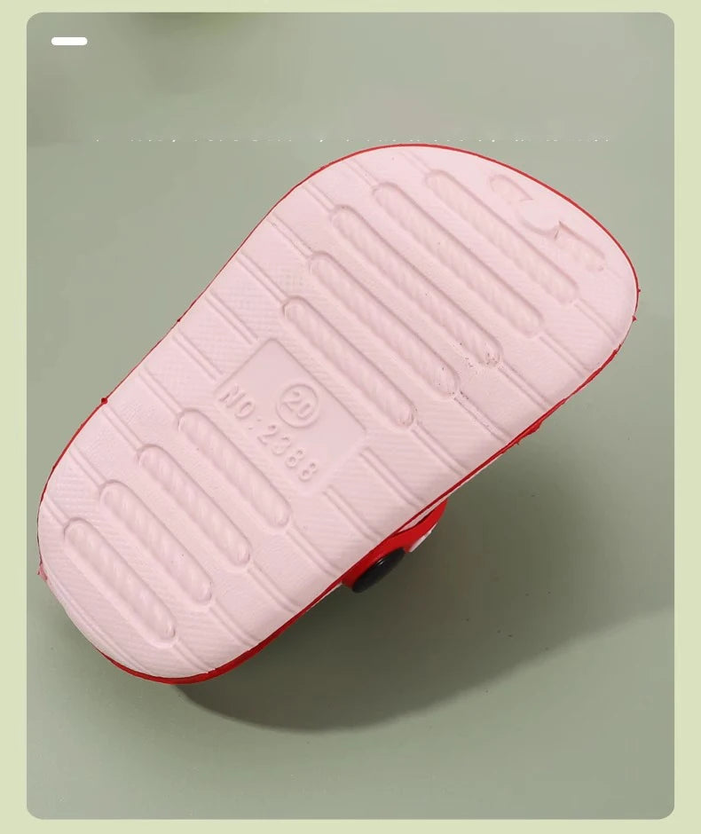 Kids' Sandals Baby & Toddler Slippers for Ages 1-5 Fashionable Breathable Waterproof Hole-Pattern Infant Clogs