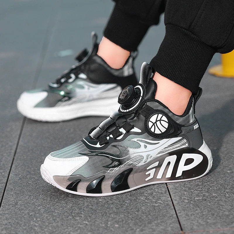 Children Shoes Boys Sneaker 4 To 12 Years Autumn Kiss Daily Casual Sneaker Fashion Print Platform Thick Sole Boys Sports Shoes