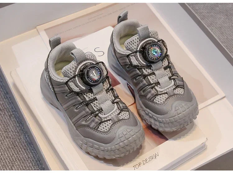 Kids Sports Shoes Non-slip Soft Sole Boys Girls Casual Shoes Ins Trendy 2025 New Fashion Children Sneakers Breathable Comfort