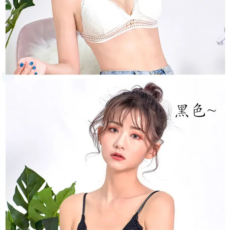 Women Bras Comfort Sport Bralette Underwear Sexy Seamless Lingerie Lace Backless Push Up Bra Corsets Top with Cups Ropa Mujer