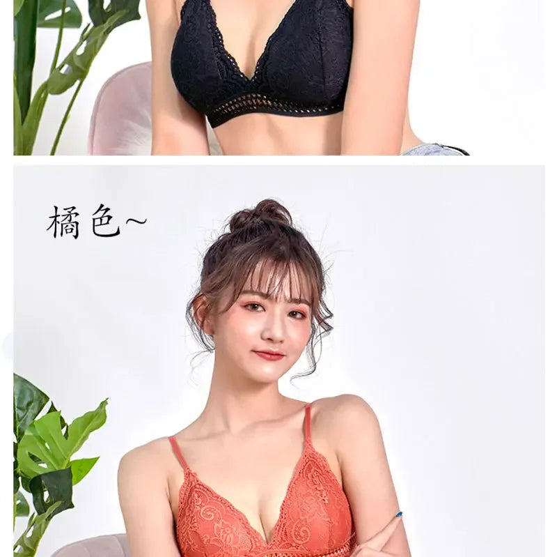 Women Bras Comfort Sport Bralette Underwear Sexy Seamless Lingerie Lace Backless Push Up Bra Corsets Top with Cups Ropa Mujer