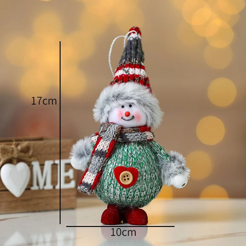 New Year 2025 Christmas Tree Decorations Cute Dolls