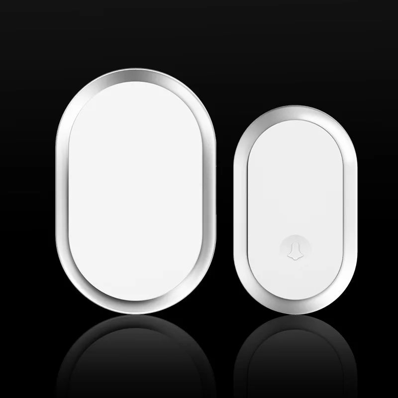 Wireless Doorbell Intelligent Welcome Door Bell 300M/984 FT  Home Smart Doorbell US EU Plug Chime Kit LED Flash Security Alarm